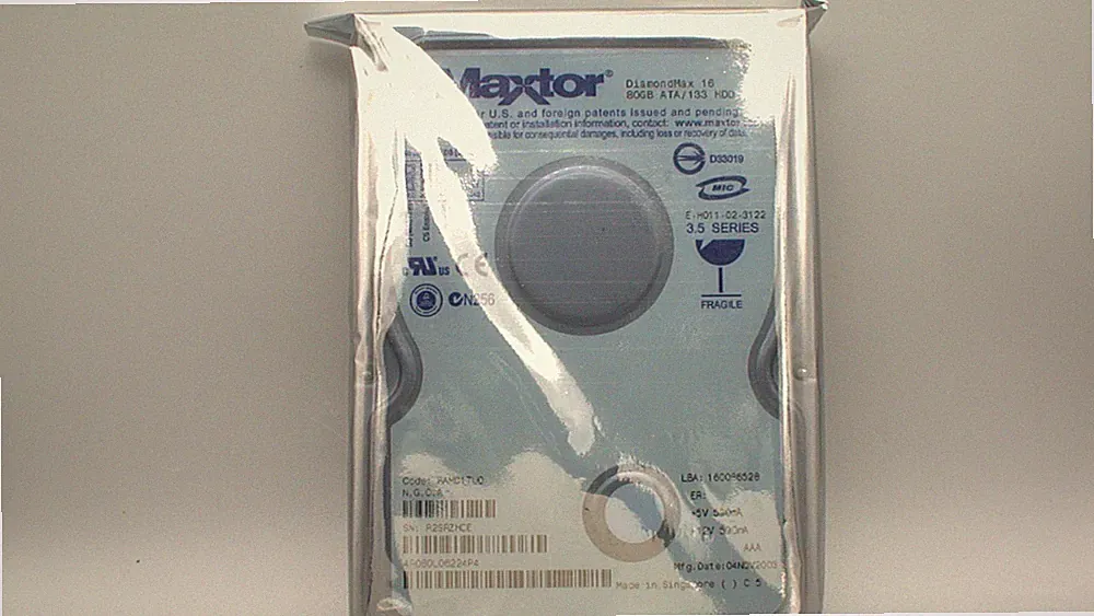 Maxtor DiamondMax 16 4R080L06224P4 80GB IDE HDD used