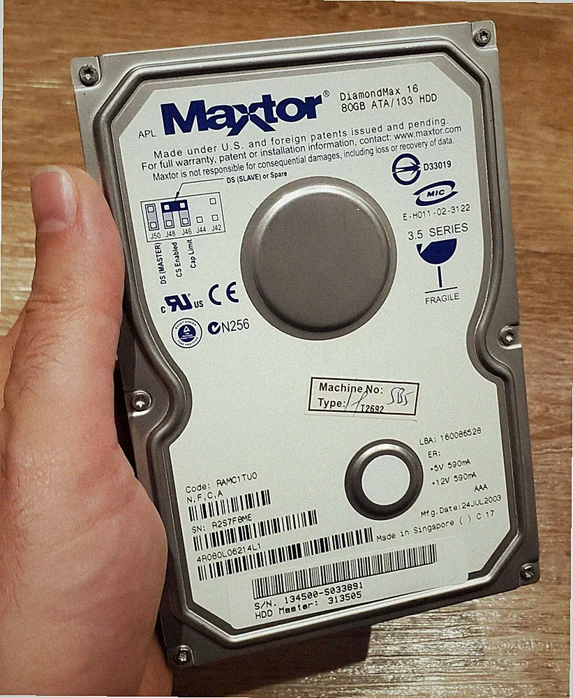 Maxtor DiamondMax 16 80GB ATA / 133 HDD