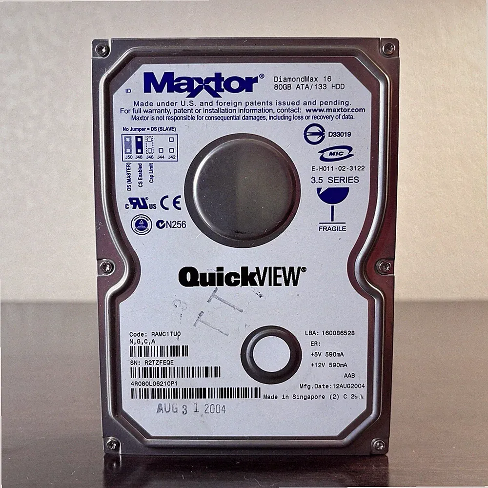 Maxtor Quickview Diamondmax 16 80GB ATA/133 HDD - 4R080L06210P1